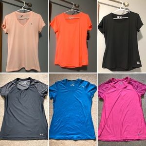 Bundle of 6 workout tees women’s medium